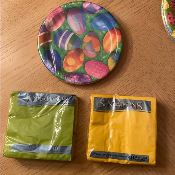 Easter Paper Plates and Napkins Bundle - Picture 3 of 3